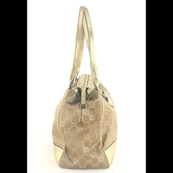 Gucci Rare Metallic Bronze Gold Shoulder Bag 3GK1012K - Picture 6 of 12
